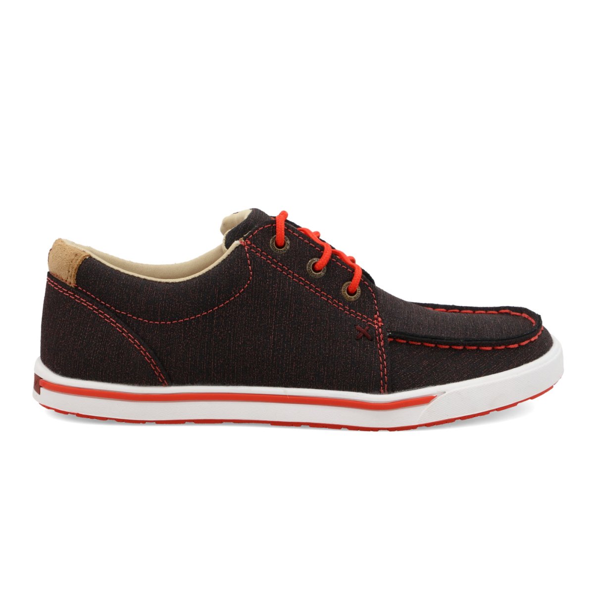 Twisted X Women's KICKS Black & Grenadine - WCA0042-5.5M