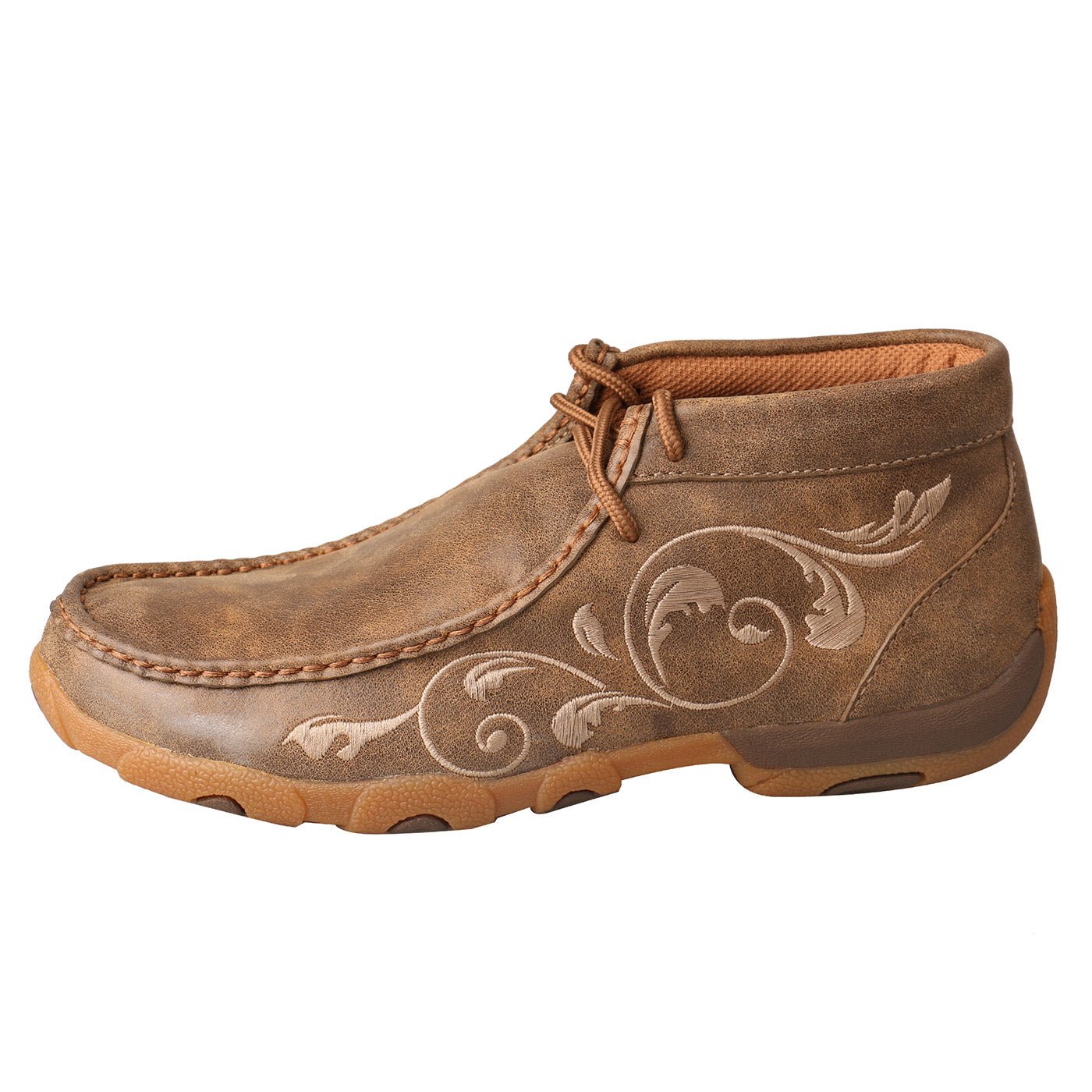 Twisted X Women's Casual Chukka Embroidered Filigree Driving Moc - WDM0041 - 5.5M