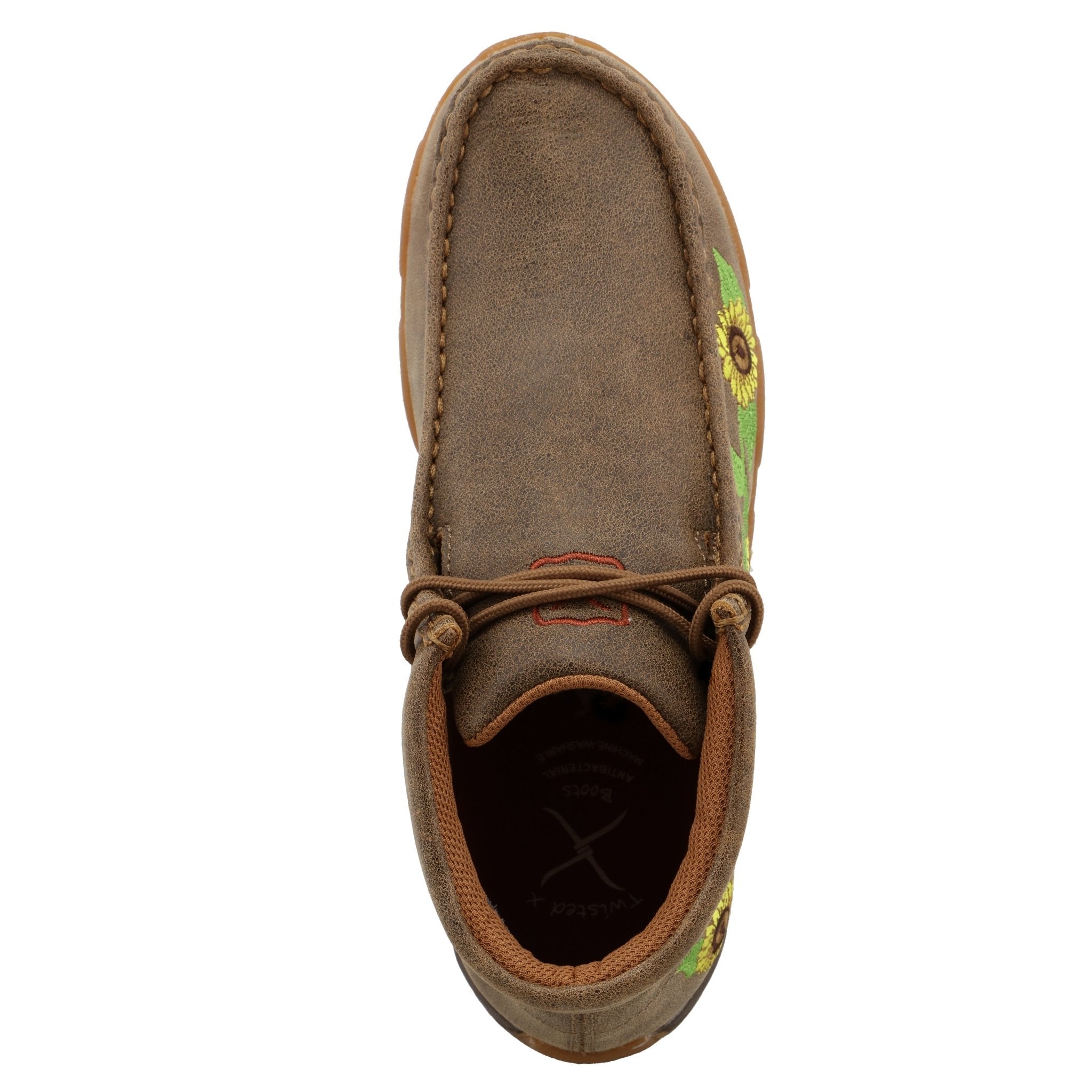 Twisted X Women's Chukka Driving Moc Bomber and Sunflower - WDM0128 - 5.5M