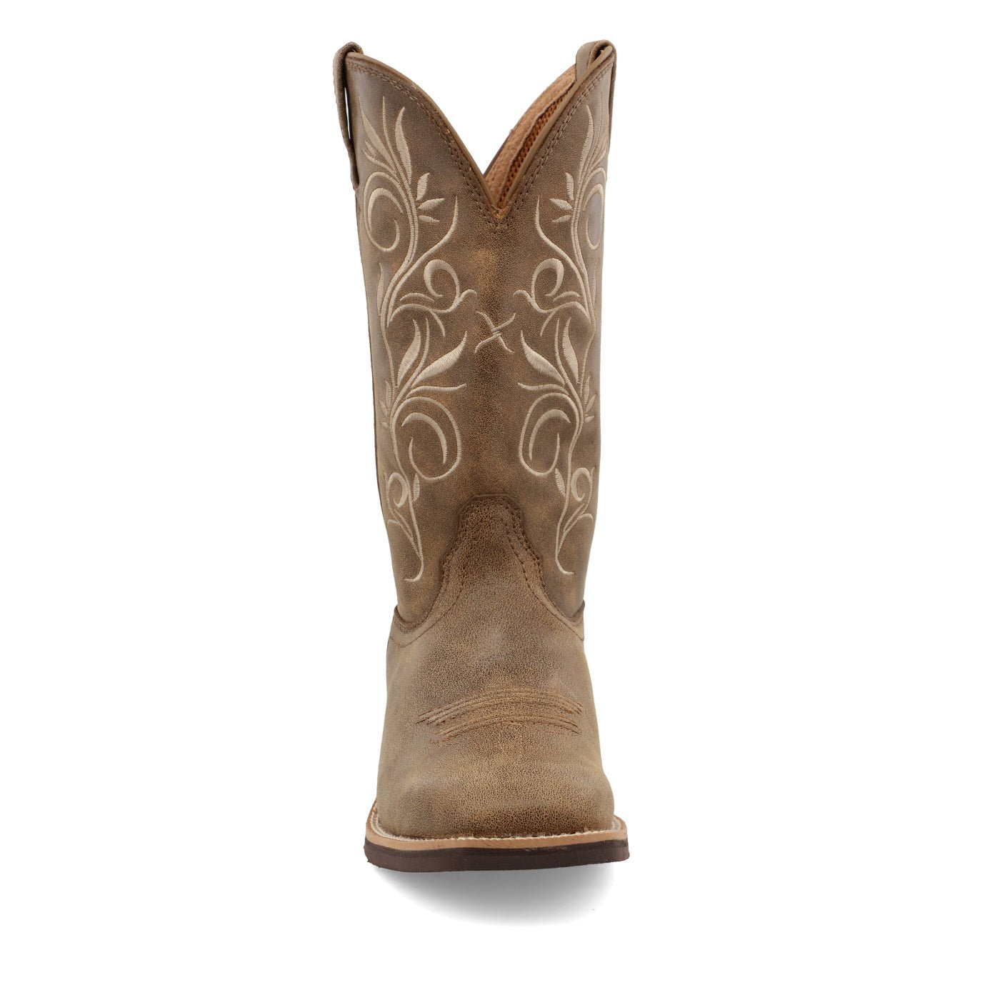 Twisted X Women's 11" Top Hand Wide Square Toe Western Boot - WTH0012 - 5.5B