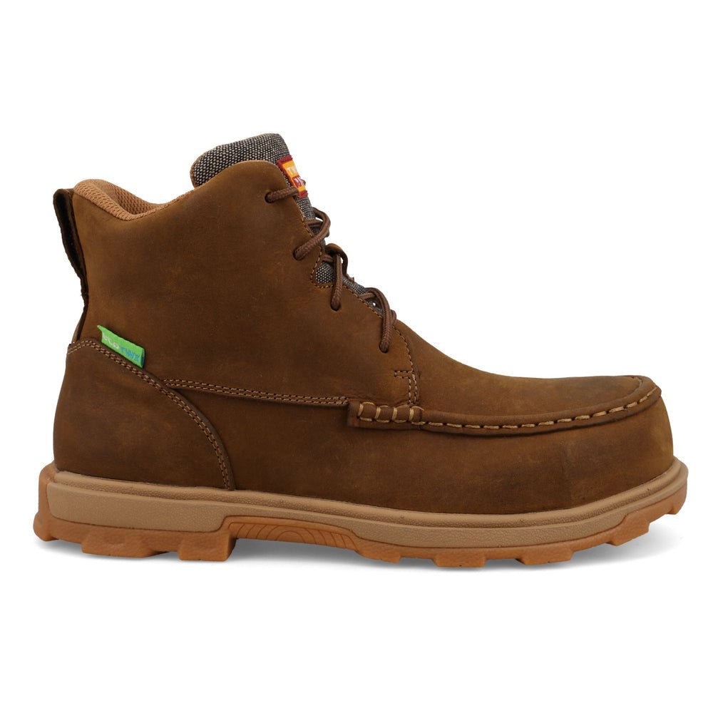 Twisted X Men's 6" Distressed Saddle UltraLite X Work Boot - WULNM01-5.5M
