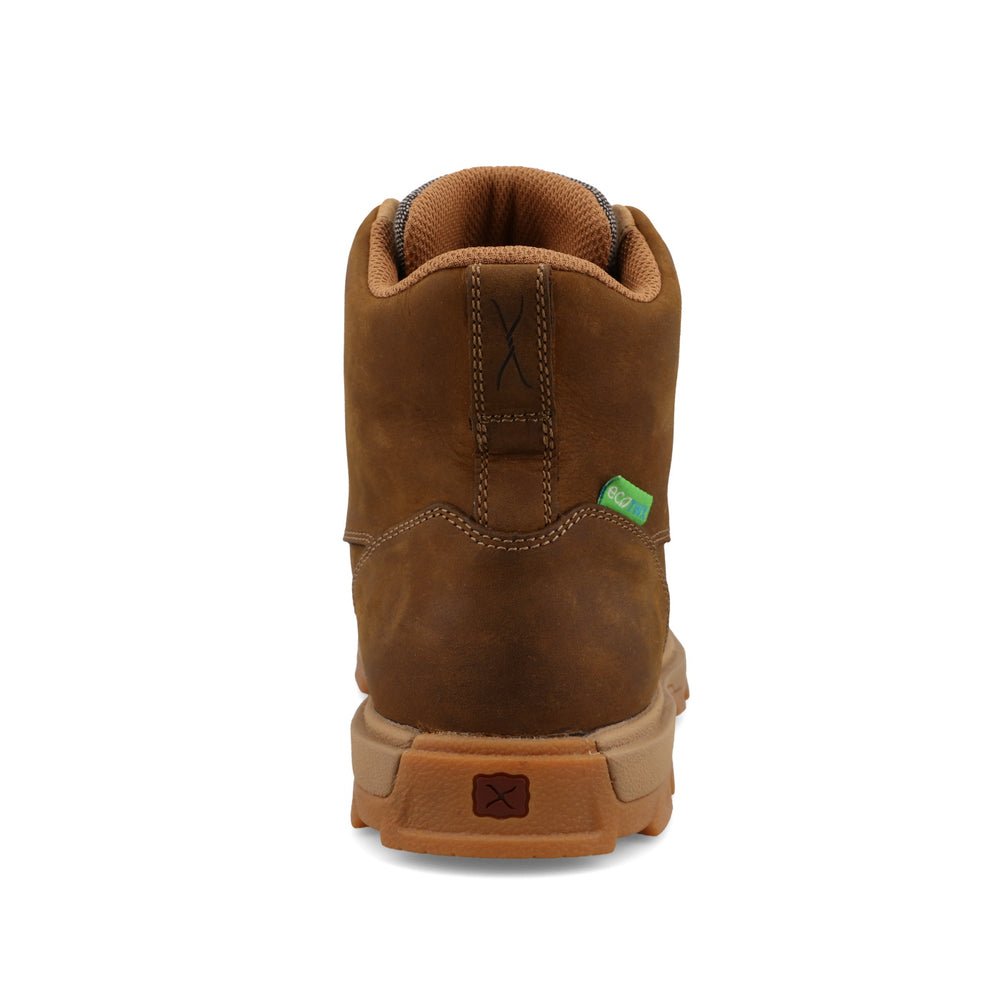 Twisted X Men's 6" Distressed Saddle UltraLite X Work Boot - WULNM01-5.5M