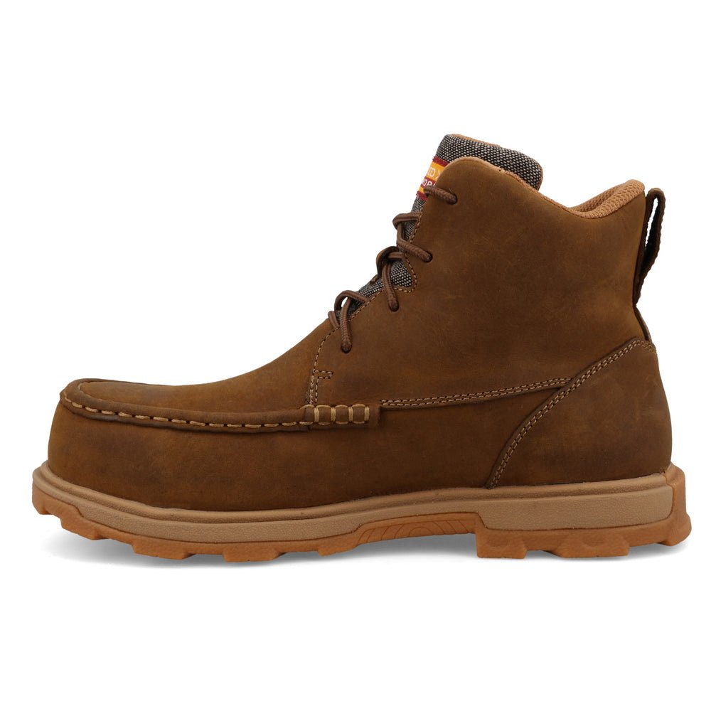 Twisted X Men's 6" Distressed Saddle UltraLite X Work Boot - WULNM01-5.5M