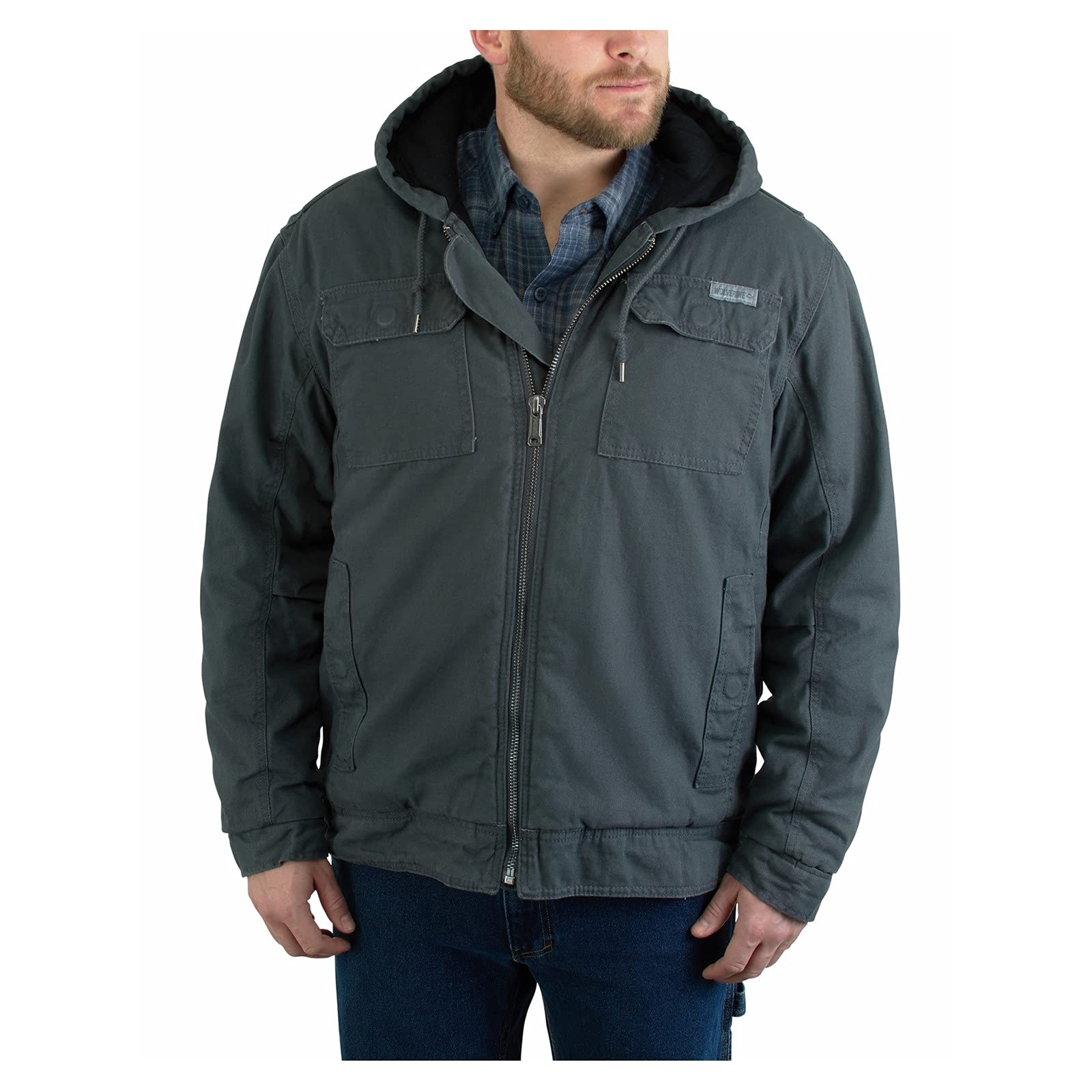 Wolverine Men's Lockhart Granite Canvas Jacket - W1204970 - 045 - M