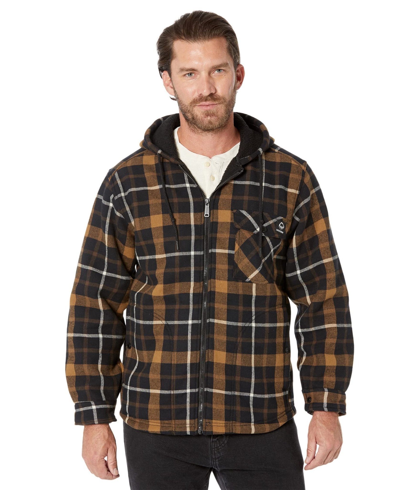 Wolverine Men's Bucksaw Sherpa Copper Shirt Jacket - W1208350 - 205 - Medium