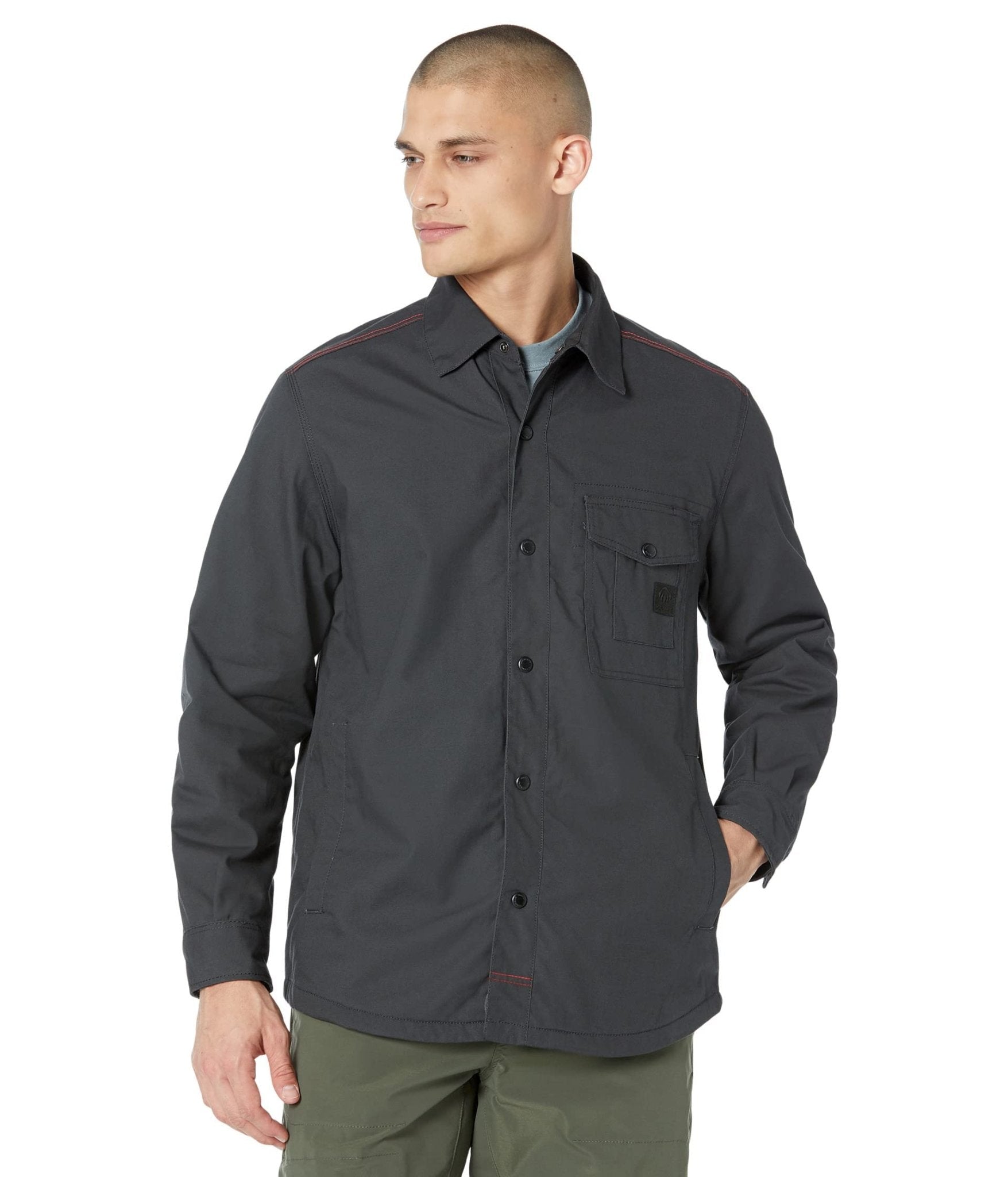 Wolverine Men's Guardian Cotton Onyx Black Work Shirt Jacket - W1209180 - 031 - S