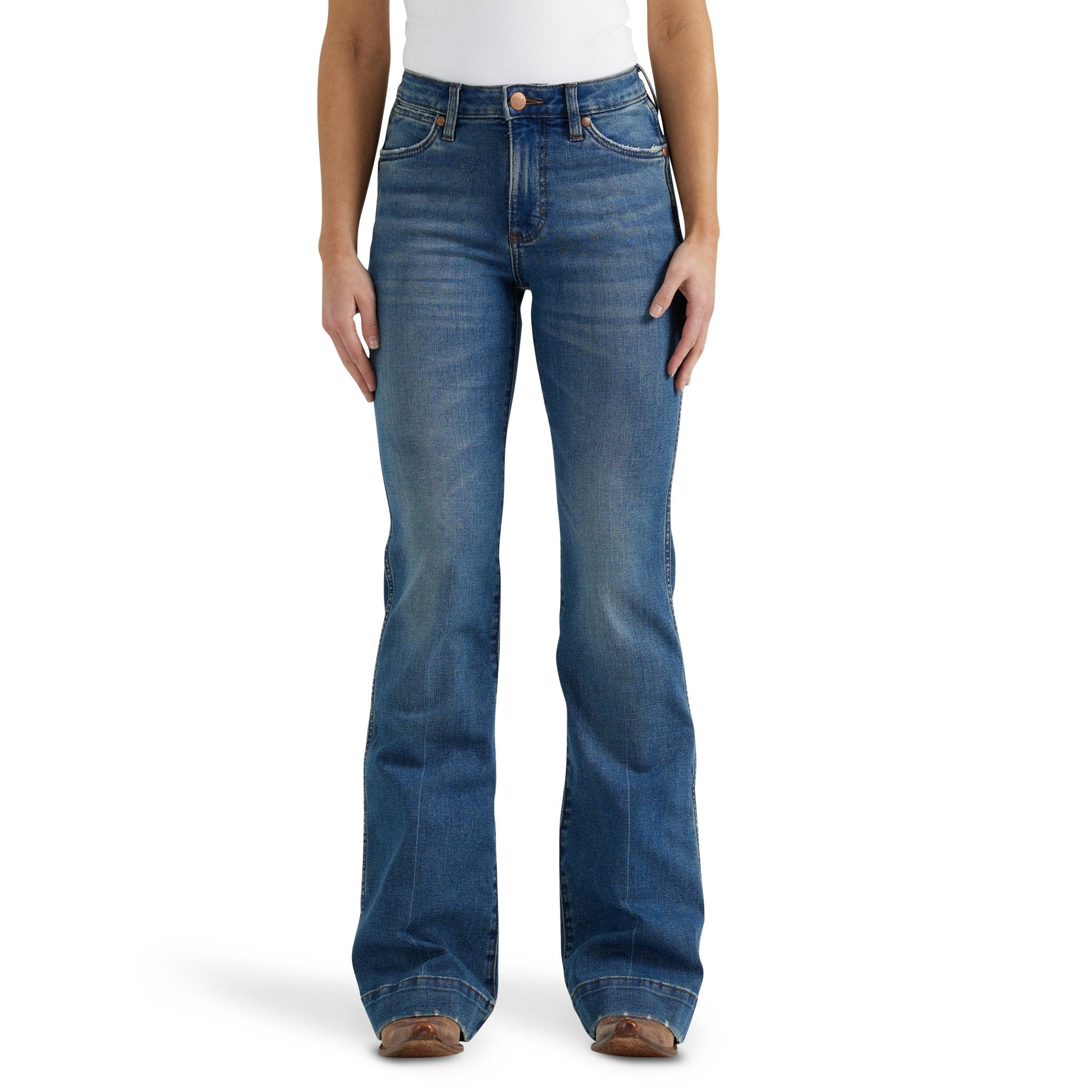 Wrangler Women's Retro Bailey High Rise Trouser Shelby Jeans - 1011MPESY - 25X30