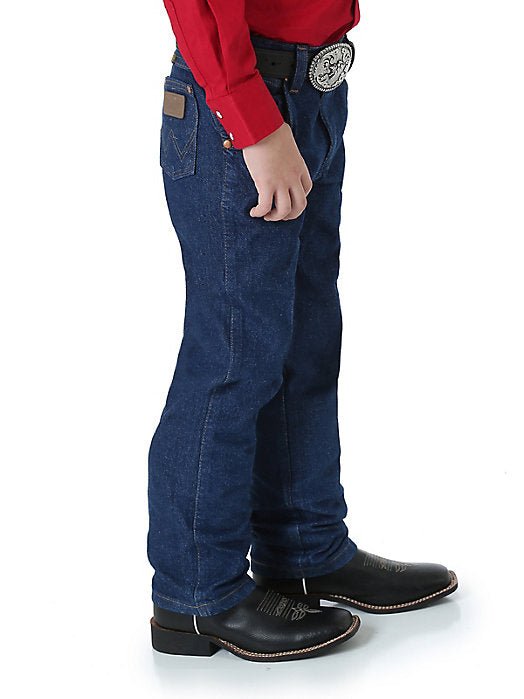 Wrangler Boys' Prewashed Cowboy Cut Original Fit Indigo Jeans - 1013MWZBP - 8S