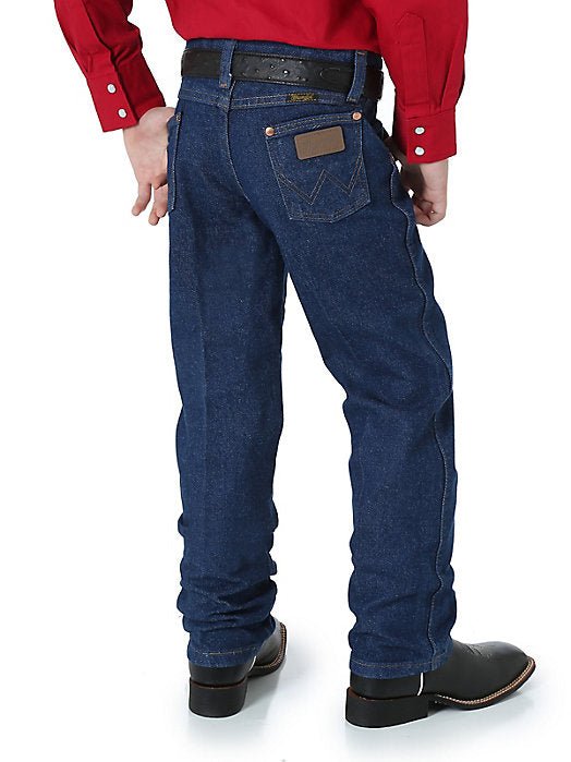 Wrangler Boys' Prewashed Cowboy Cut Original Fit Indigo Jeans - 1013MWZBP - 8S