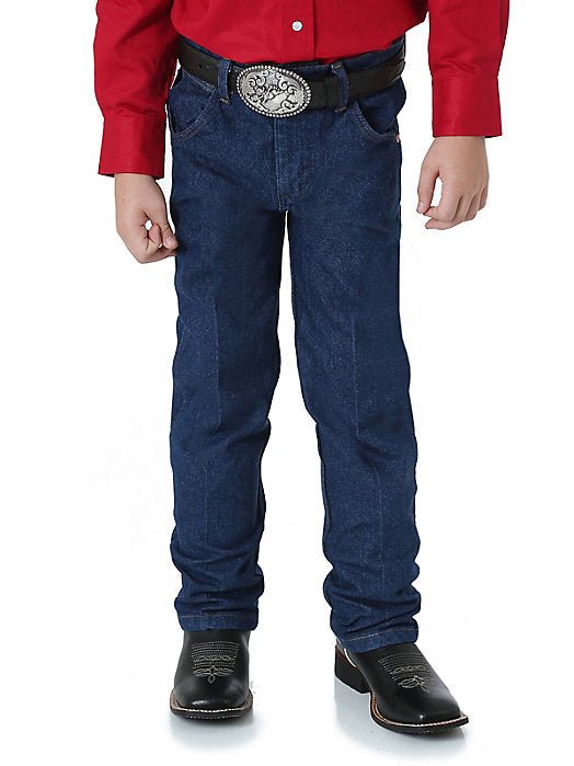 Wrangler Little Boys' Prewashed Cowboy Cut Original Fit Indigo Jeans - 1013MWZJP - 1TS