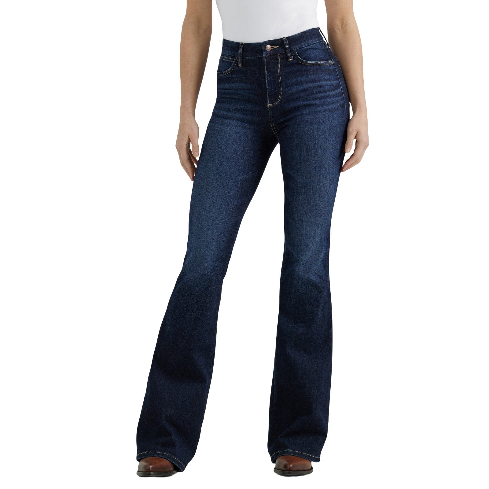 Wrangler Women's Bespoke Flare High Rise Jeans - 112359280 - 25X30