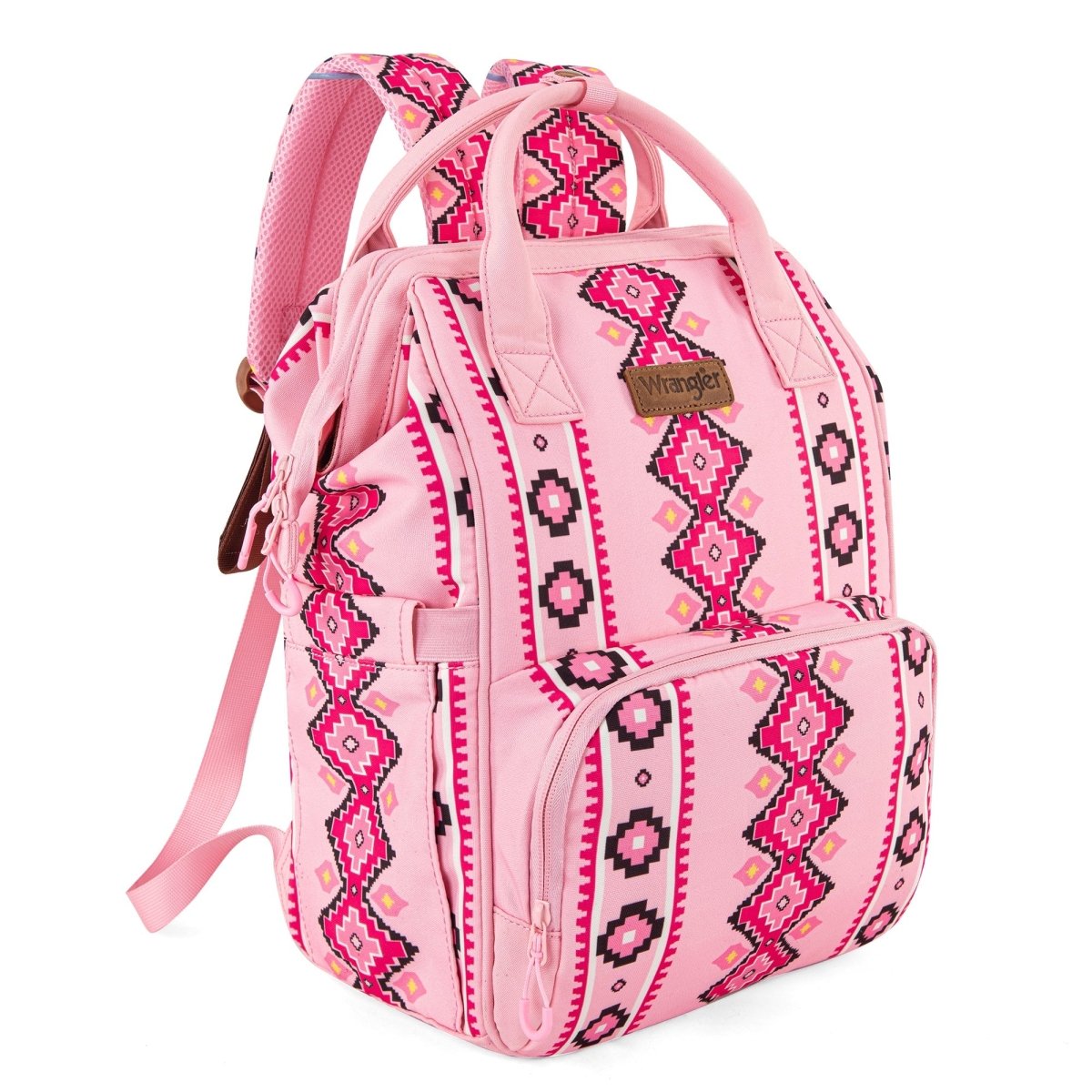 Wrangler Allover Aztec Printed Callie Pink Backpack - WG2204 - 9110PK