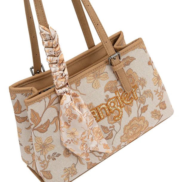 Wrangler Vintage Floral Print Canvas Shoulder Bag - Multiple Colors - WG510-8130GD