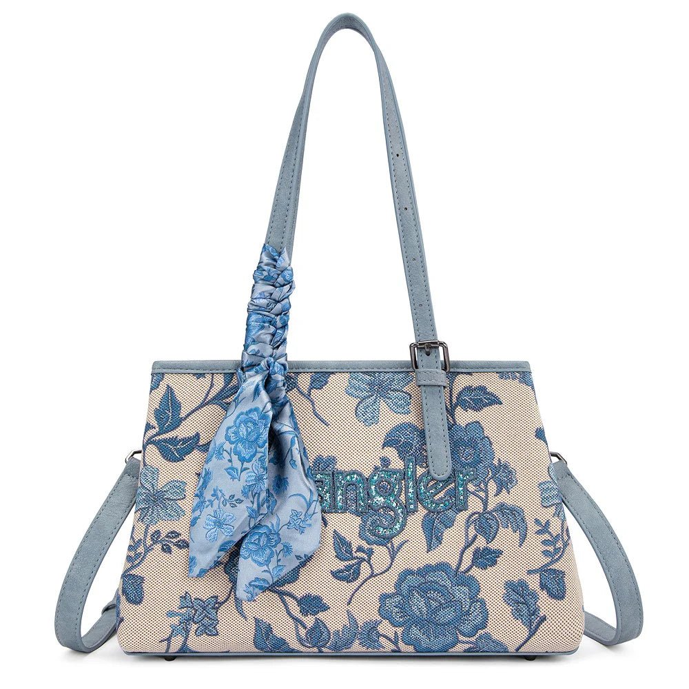 Wrangler Vintage Floral Print Canvas Shoulder Bag - Multiple Colors - WG510-8130JN