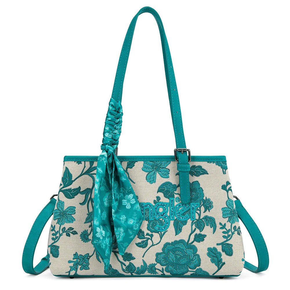 Wrangler Vintage Floral Print Canvas Shoulder Bag - Multiple Colors - WG510-8130TQ