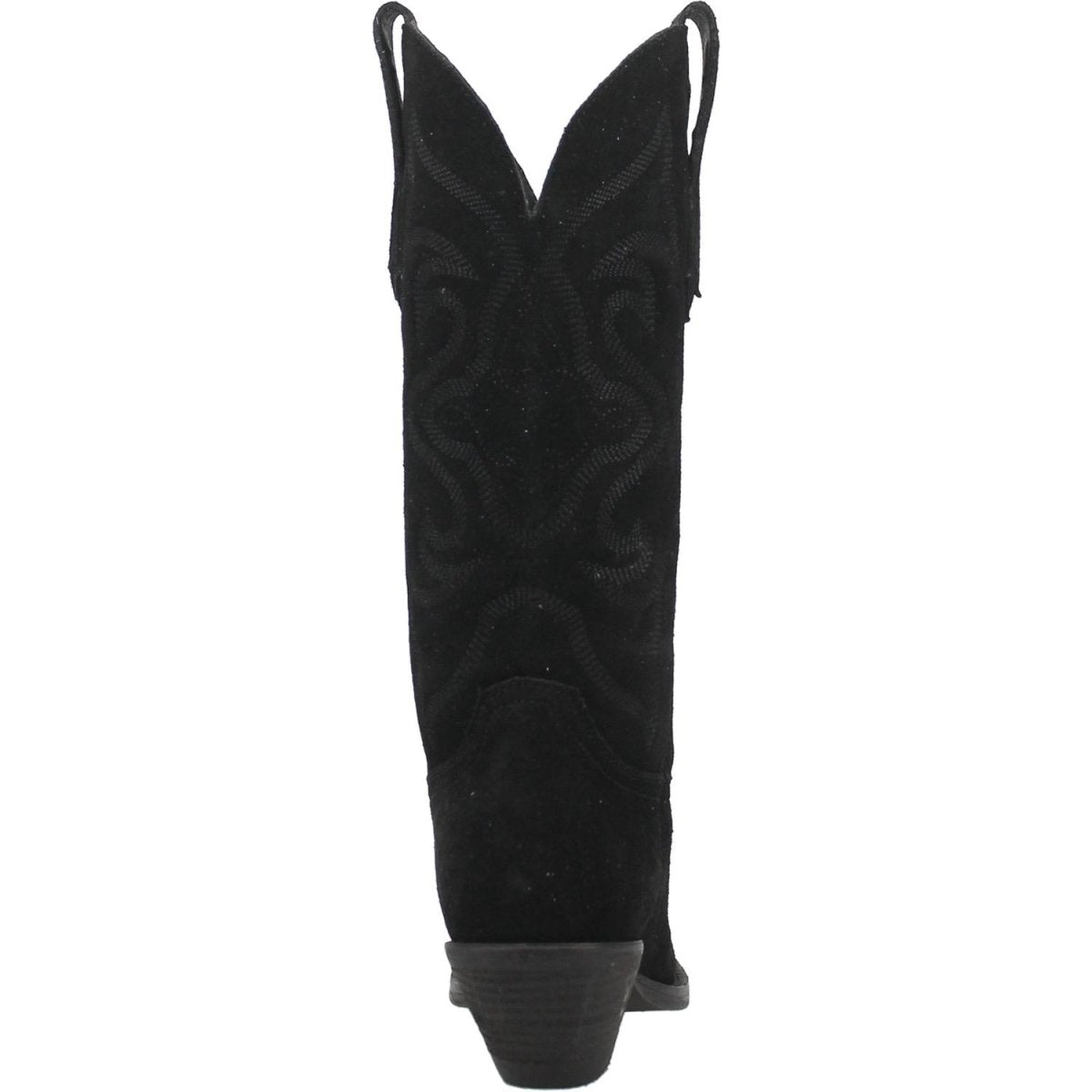 Dingo Women's Out West Black Suede Western Boots - DI920-BK-6M