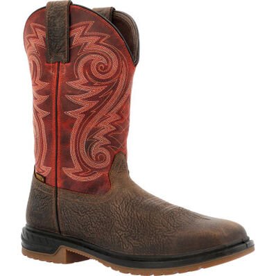 Rocky Men's Worksmart 11" Composite Toe Waterproof Western Boot - RKW0385-7M